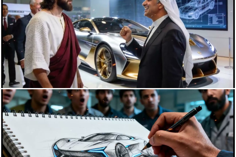 “TE DOY MI AUTO SI DISEÑAS MEJOR QUE YO” — EL ÁRABE MILLONARIO SE BURLÓ, PERO ERA JESÚS
