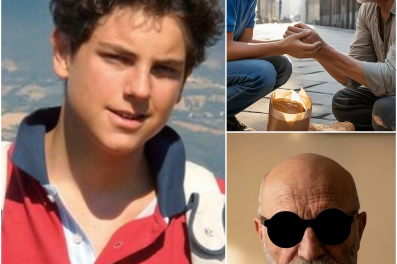 Un mendigo ciego esperó a Carlo Acutis 4 años sin saber quién era… cuando murió todo se cumplió