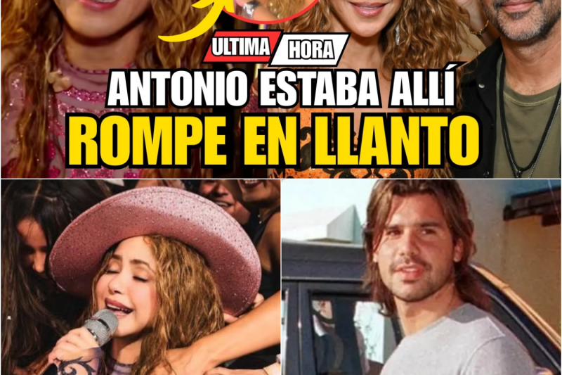 El inesperado quiebre de Shakira en el escenario y la sorpresiva reaparición de Antonio de la Rúa en su momento más vulnerable