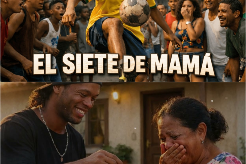 Ronaldinho paró el partido para abrazar a su madre en la tribuna — y nadie lo olvidó jamás