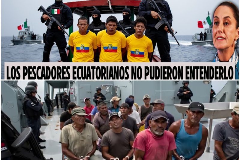 Los Pescadores Ecuatorianos no se Habían Dado Cuenta de que Habían Ilegado a la Frontera con México. ư