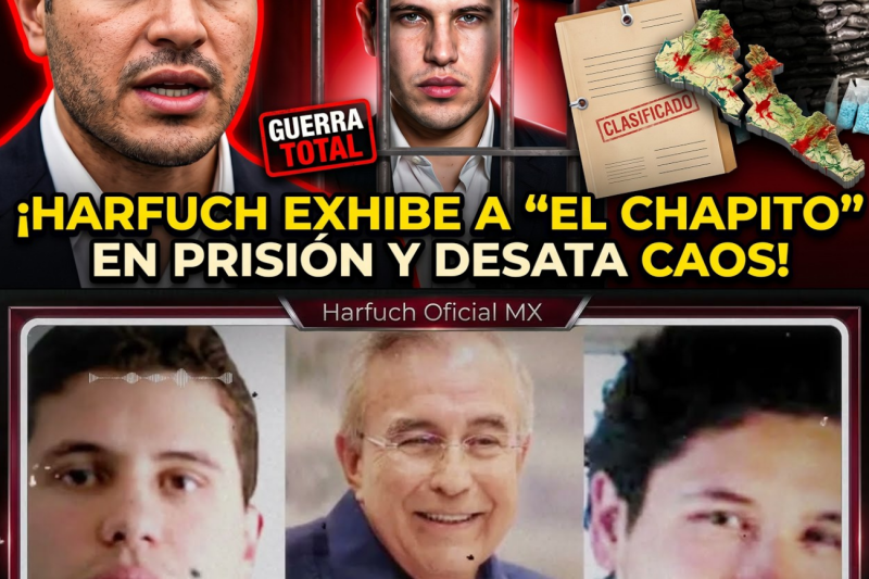 ¡HARFUCH EXHIBE la VIDA SECRETA de “EL CHAPITO”! Solo, vigilado y rodeado de enemigos