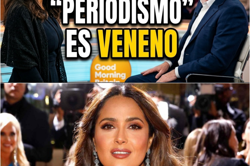 Salma Hayek DESTROZA a Piers Morgan EN VIVO y el Plató Británico Queda MUDO