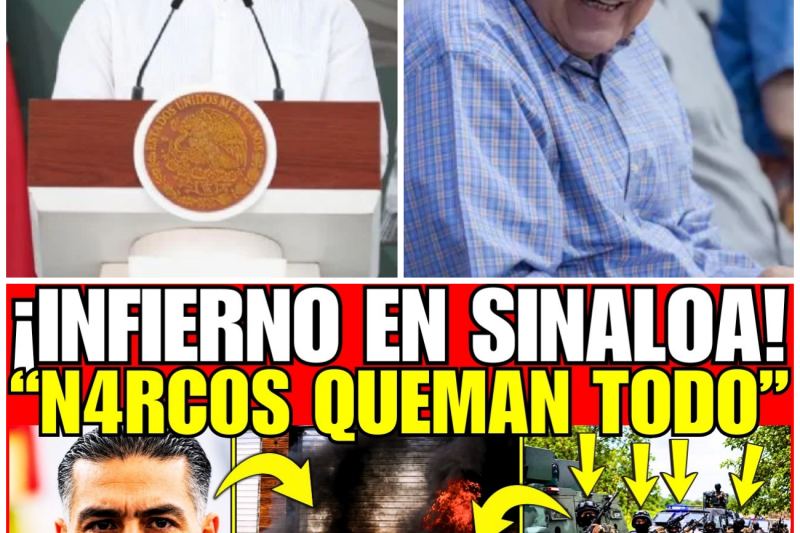 El Fuego Que Borró Las Pruebas: La Verdad Oculta Detrás de los Ataques en Culiacán y el Cerco a Rocha Moya
