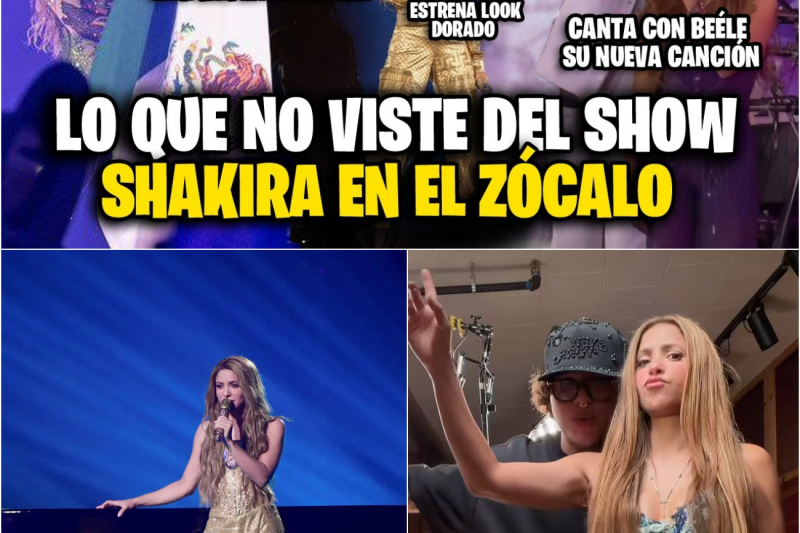 El Rugido Dorado: Cómo Shakira Paralizó a México, Rompió Récords Históricos y Desató el Caos en una Noche de Leyenda en el Zócalo