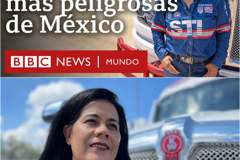 Las traileras que recorren las carreteras más peligrosas de México