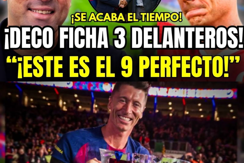 ESCÁNDALO TOTAL: EL BARÇA TIENE 3 ALTERNATIVAS A LEWANDOWSKI Y LA MÁS INESPERADA LO CAMBIA TODO