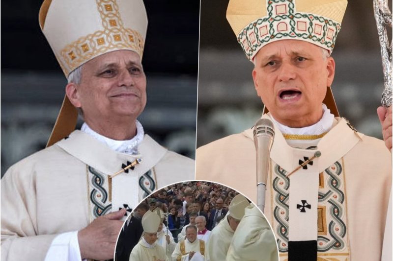 INCIDENTE! le arrebata LA RISA SANTA al PAPA LEON, al subir al altar!
