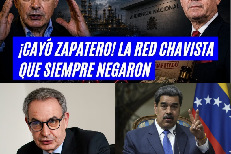 La caída del mediador: Zapatero bajo la lupa por sus oscuros vínculos con el régimen de Venezuela