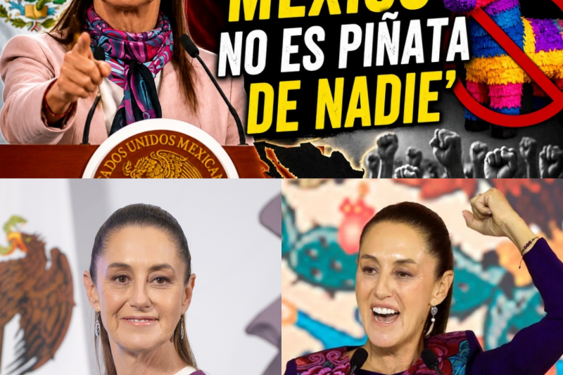¡Fuerte y Claro! Claudia Sheinbaum Sacude al País: “México no es la piñata de nadie”