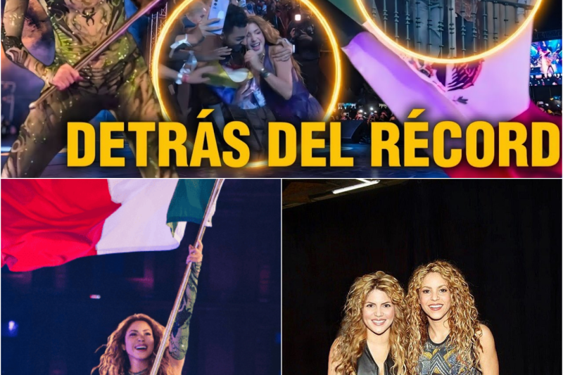 Las dos caras del Zócalo: El histórico récord de Shakira empañado por una grave falla de seguridad y la polémica de su doble en México