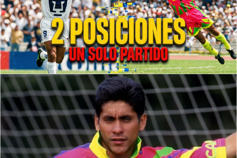 “¿El 9 o el Portero?” | El día que Jorge Campos fue los dos a la vez
