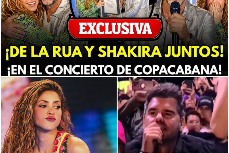 El reencuentro que paralizó al mundo: Shakira y Antonio de la Rúa protagonizan un momento histórico e inesperado en pleno concierto en Brasil