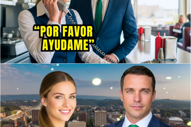 “Necesito un esposo para mañana” — dijo la mesera llorando hasta que un Multimillonario se levantó