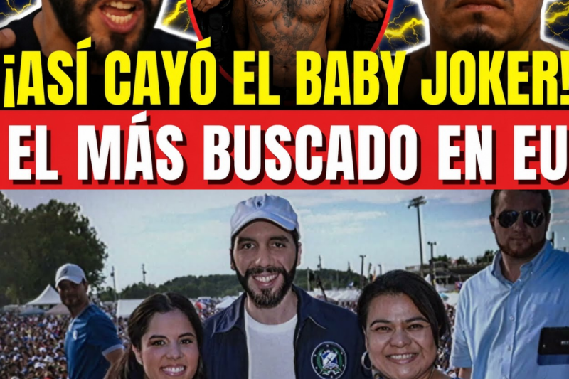 ASÍ CAYÓ ‘BABY JOKER’: CABECILLA DE LA MS-13 CAPTURADO EN EU QUE TERMINÓ PUDRIÉNDOSE EN EL CECOT