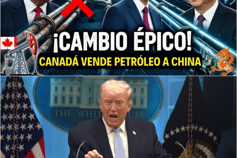 Canadá Reemplaza a EE. UU. Con China en Petróleo: ¿Trump Impondrá Nuevos Aranceles?