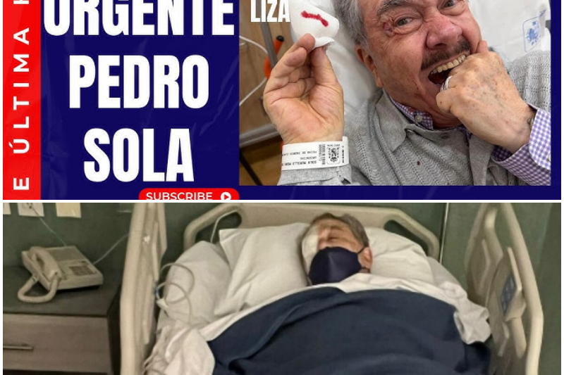 Alarma en la Televisión Mexicana: Pedrito Sola Termina de Urgencia en el Hospital Tras un Grave Accidente y Desata la Preocupación Nacional