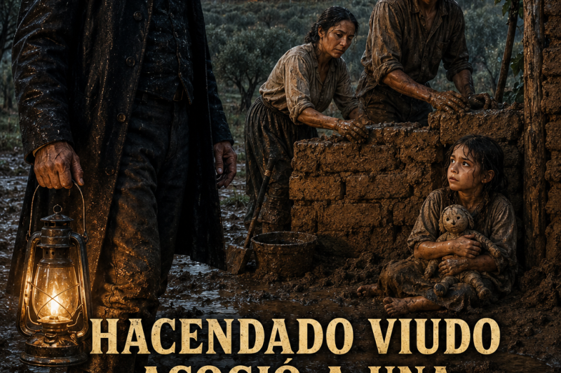HACENDADO VIUDO ACOGIÓ A UNA FAMILIA QUE CONSTRUÍA CASA DE BARRO … SIN IMAGINAR LO QUE PASARÍA