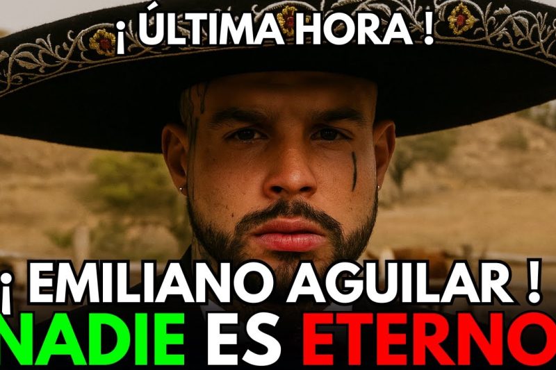 Emiliano Aguilar conmueve a México: Una interpretación de “Nadie es eterno” que desnuda el alma y sacude a la Dinastía Aguilar