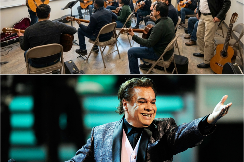 El Instructor de Guitarra Desafió al “Alumno del Fondo” a Demostrar — Era Juan Gabriel en la Clase