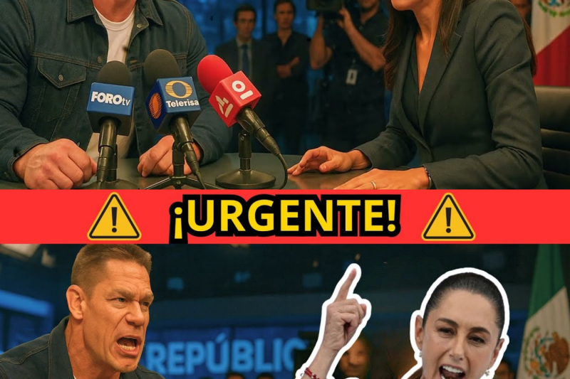 🚨 JOHN CENA HUMILIATES MEXICO LIVE and SHEINBAUM EXPOSES HIM LIKE NEVER BEFORE!