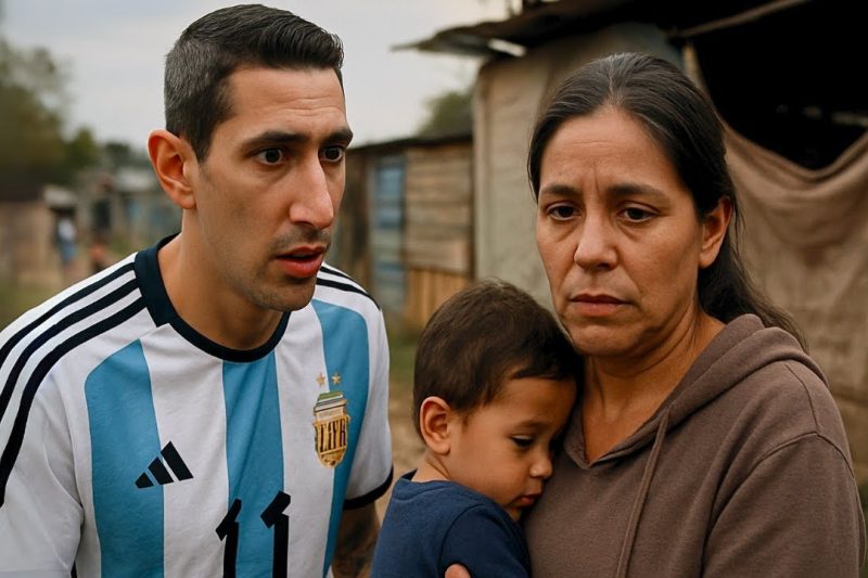 El “Gol” más humano de Di María: El emotivo rescate de la mujer que lo cuidó en su infancia y hoy vivía en la miseria