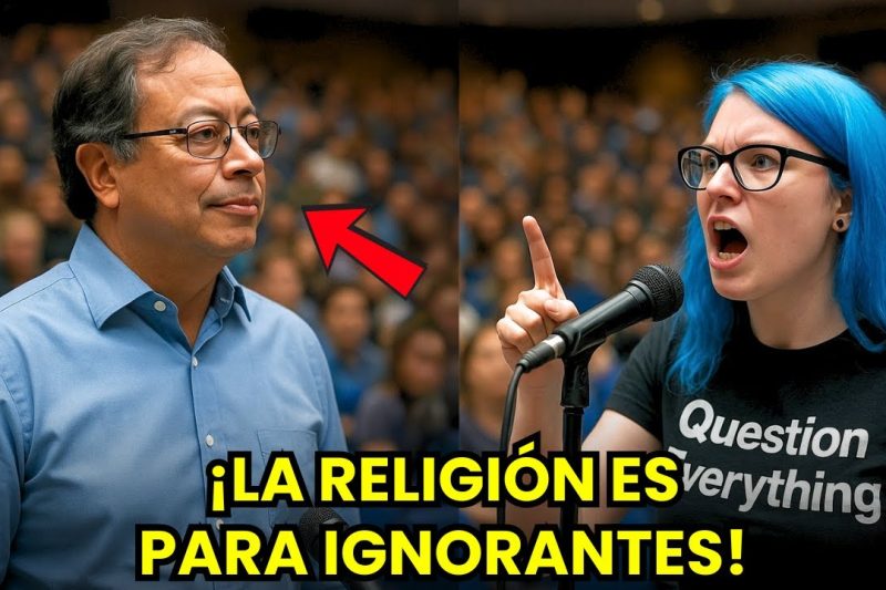 La lección de respeto en la universidad: Cómo Gustavo Petro transformó el ataque de una estudiante en un histórico diálogo sobre la libertad de culto
