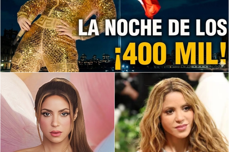 El día que Shakira reescribió la historia: 400 mil almas en el Zócalo de México y un estreno mundial sin precedentes