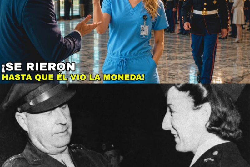 La enfermera llegó en uniforme; el general vio su medalla… y quedó congelado al instante.