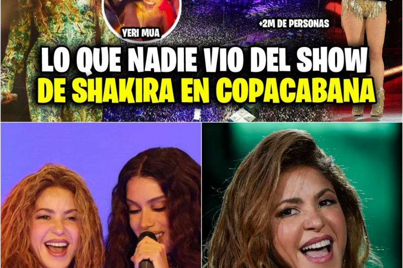 El histórico y doloroso concierto de Shakira en Copacabana: Récord mundial de asistencia en medio de una crisis familiar devastadora
