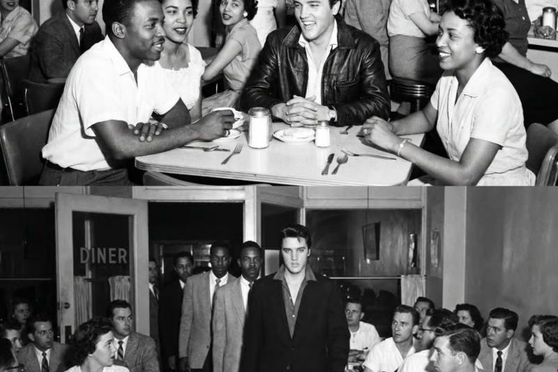 “Elvis entró en un restaurante ‘solo para blancos’ con amigos negros… y entonces todo cambió”.