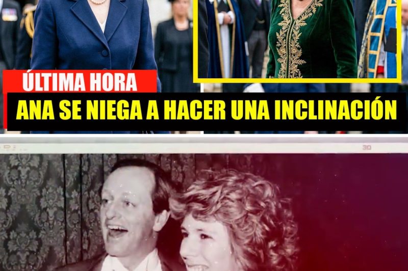 Ana se niega a inclinarse ante Camila. La hija de Camila fue inmediatamente desterrada del palacio