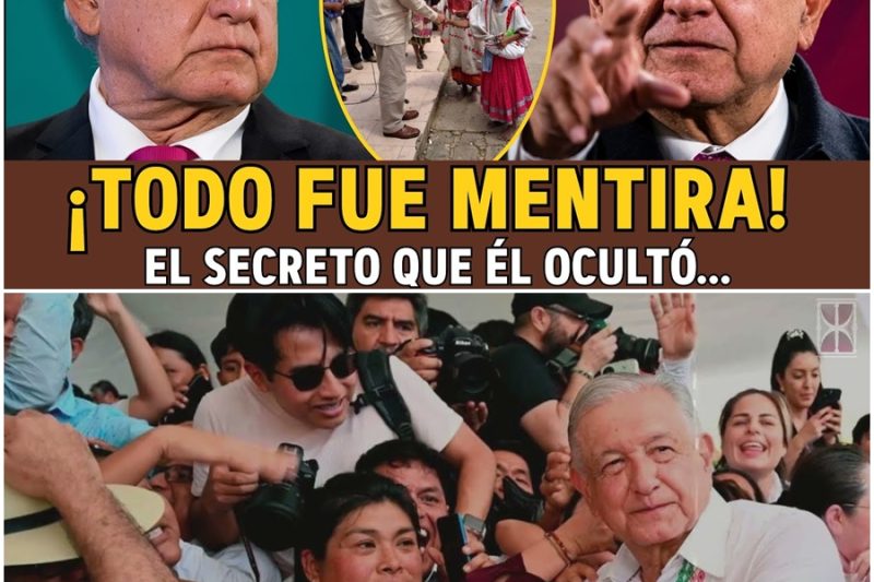 AMLO: Le Decían “El Peje”… Pero Su Verdadero Secreto de Pobreza Te Hará LLORAR.d