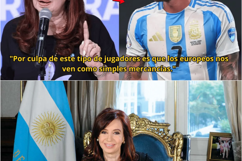 ¡Cristina Kirchner destroza a los futbolistas de hoy… y De Paul no se queda callado!