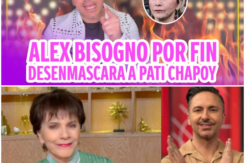 ¡TERREMOTO MEDIÁTICO! ALEX BISOGNO DESTAPA LOS SECRETOS MÁS OSCUROS DE PATI CHAPOY Y SU NEXO CON SERGIO ANDRADE MIENTRAS SERGIO MAYER HUYE DE LA JUSTICIA