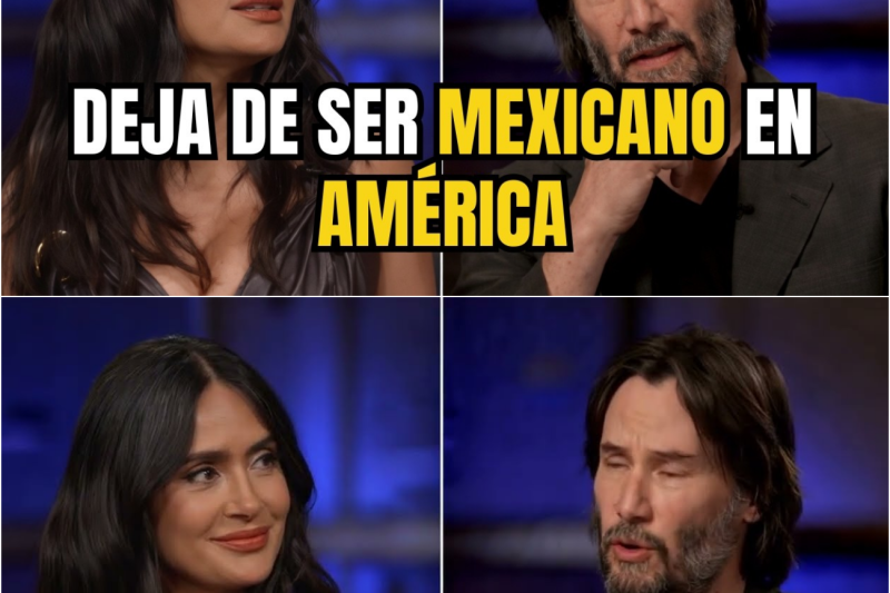 Keanu Reeves le dijo que ser mexicana era su DEBILIDAD… y Salma lo DESTRUYÓ en vivo