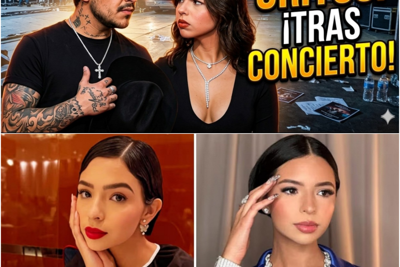 Tormenta en Guadalajara, el explosivo enfrentamiento a gritos entre Christian Nodal y Ángela Aguilar tras bambalinas de su último concierto