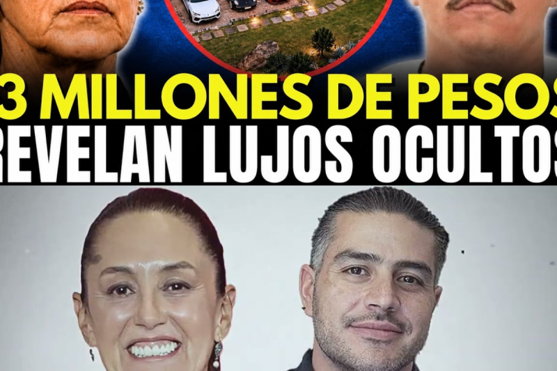 SHEINBAUM SUBASTA EL TERRENO CON LUJOS MILLONARIOS DECOMISADOS DONDE CAYÓ “EL MENCHO”