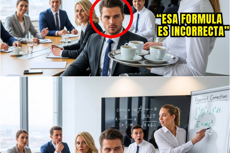 “Esa fórmula es incorrecta” dijo la mesera y salvó un trato de 120 millones