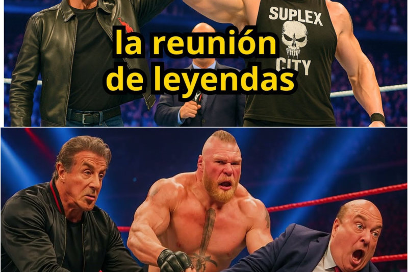 WWE: Se volvieron a ver STALLONE y Brock Lesnar | MOMENTO HISTÓRICO EN LA ARENA CDMX