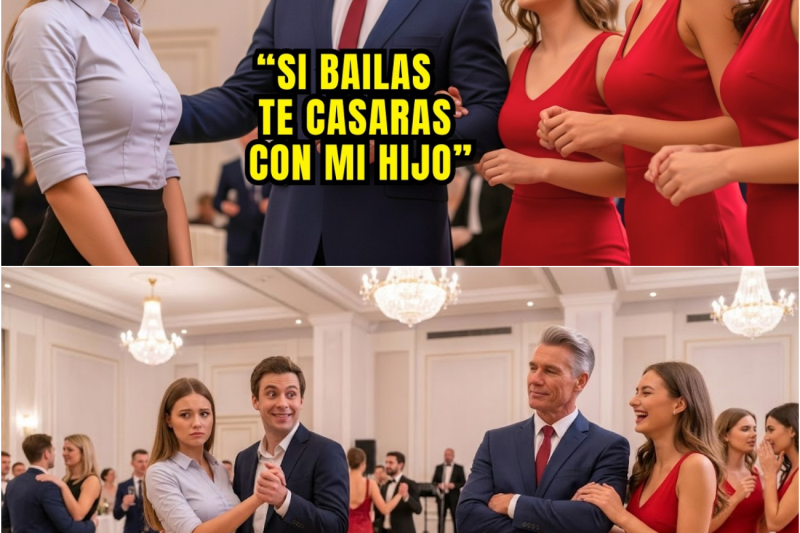 “Si bailas te casarás con mi hijo” dijo el Millonario — Pero la sirvienta era campeona de baile