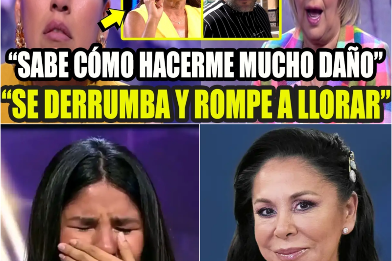 ¡A Lágrima Viva! El Desgarrador Derrumbe de Isa Pantoja que Paralizó la Televisión y Expuso su Herida Psicológica Más Profunda