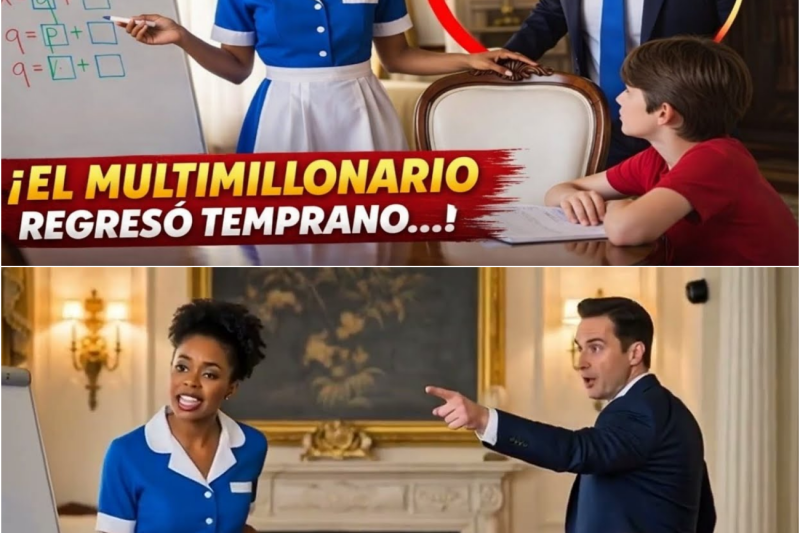 El Multimillonario Regresó Temprano… y lo que Vio lo Cambió Todo