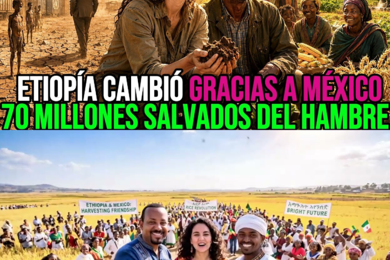 Todos Deberían Aprender De México,México Creó Un Milagro y Salvó a 70 Millones del Hambre en Etiopía