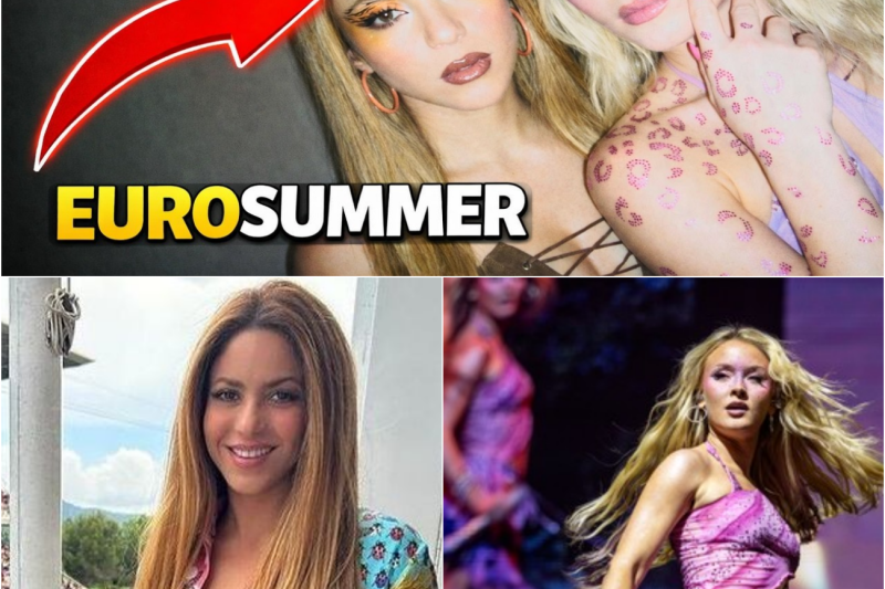 ¡Exclusiva Mundial! Se filtran las primeras imágenes inéditas del nuevo videoclip de Shakira con Zara Larsson en Miami para el remix de “Eurosummer”