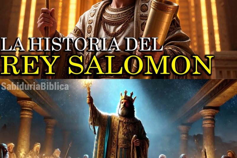“Salomón: El Rey Más Sabio y Rico que Cayó en la Idolatría | Historia Bíblica Impactante”