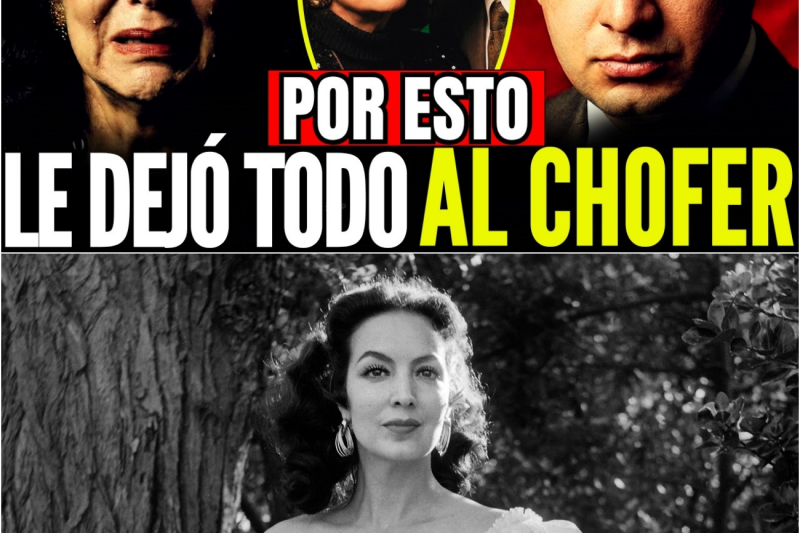 MARÍA FÉLIX: Por ESTO Le Dejó Todo a Su Chofer… Su Familia Abrió la Tumba