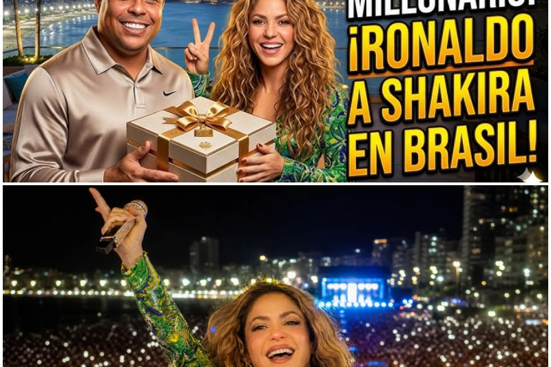 El Conmovedor Regalo de Cristiano Ronaldo que Hizo Llorar a Shakira Tras su Histórico Concierto en Copacabana