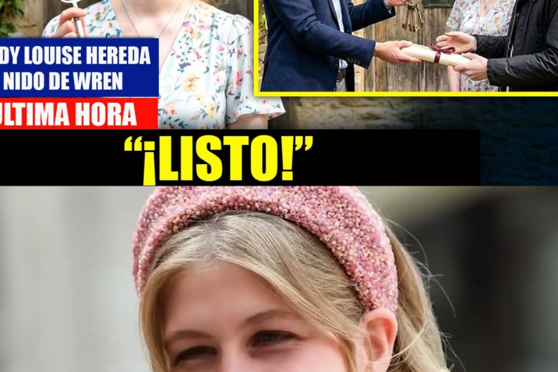 LADY LOUISE heredó EL NIDO DE WREN. Un regalo de bodas de WILLIAM y LORD IVAR MOUNTBATTEN
