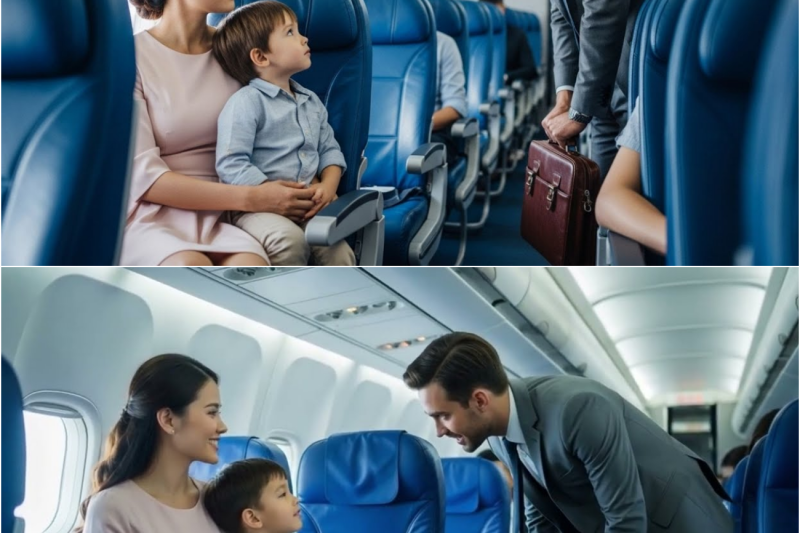 PASÓ UNA NOCHE CON SU CRIADA… Y AÑOS DESPUÉS LA ENCONTRÓ CON UN BEBÉ DURANTE EL VUELO